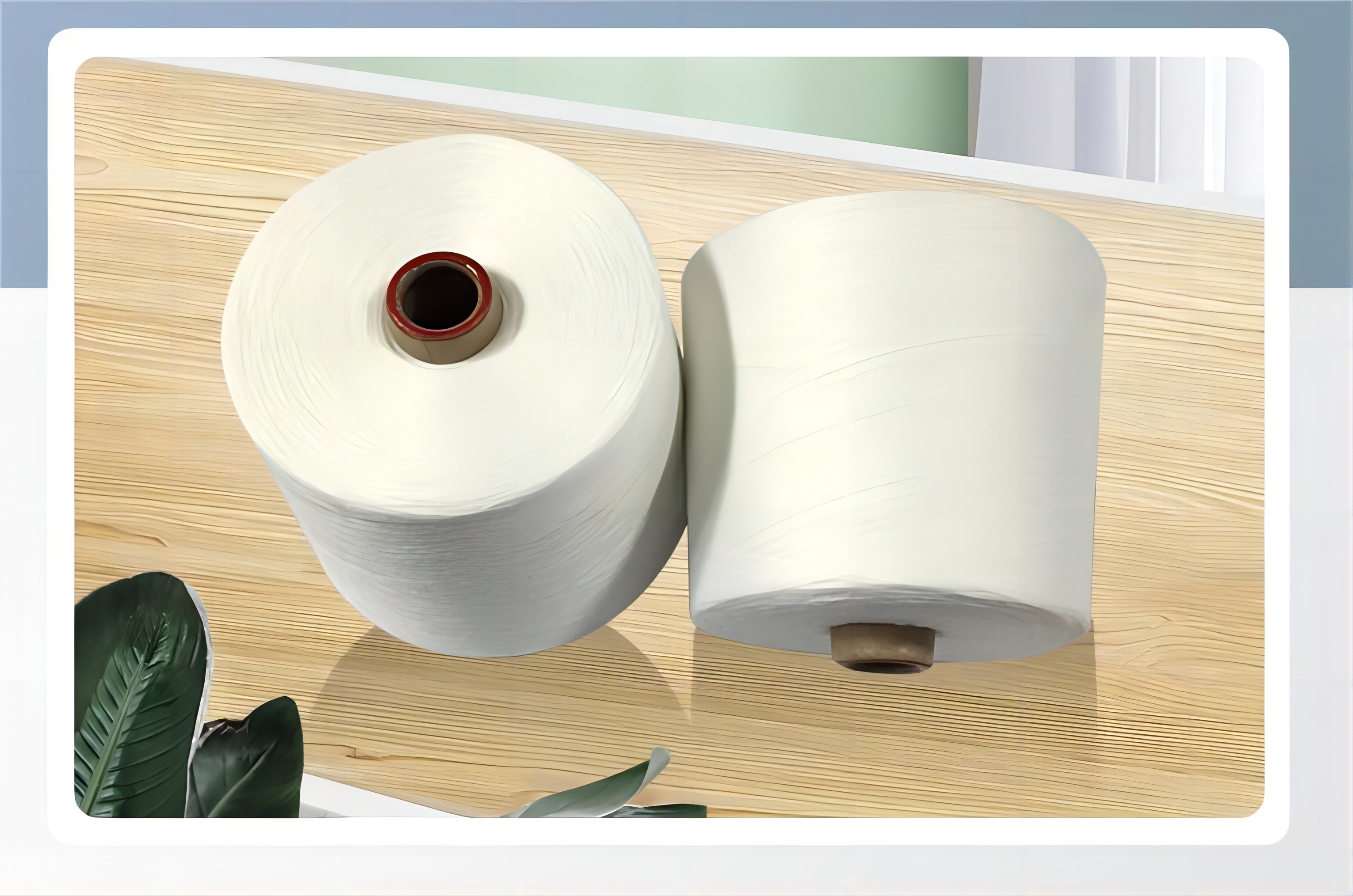 16S/1 100% polyester yarn para sa tuwalya