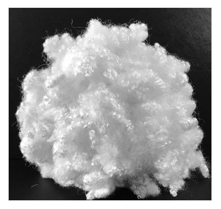 Recycled Acrylic white Staple Fiber 3D/7D/15D 32mm/51mm/64mm Hollow Conjugated Siliconized para sa unan